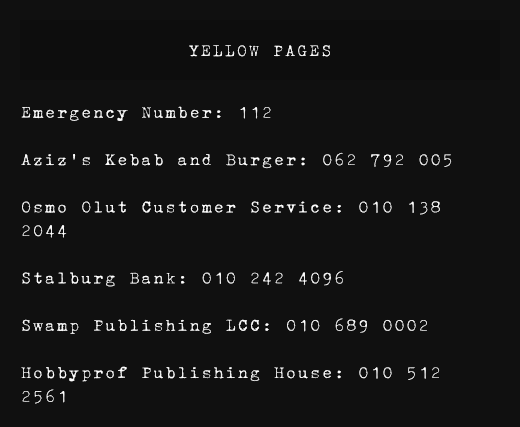 Yellow Pages