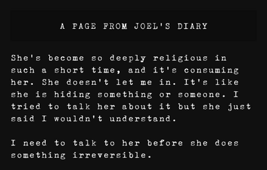 A Page From Joel's Diary note