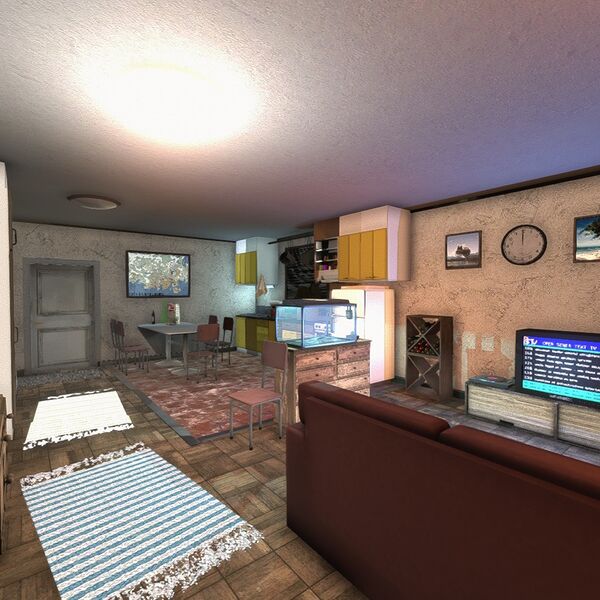 File:Kolhola A, Apartment A3 Living Room & Kitchen.jpg